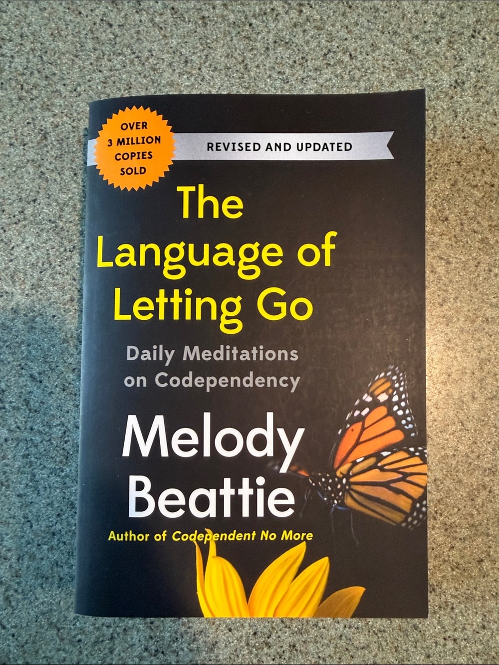 The Language of Letting Go - Black & Orange Cover
